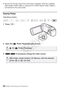 Page 5454 Š Basic Shooting and Playback
• Sound will not be output from the built-in speaker while the supplied High Speed HDMI cable or optional STV-250N Stereo Video Cable is 
connected to the camcorder.
Viewing Photos
Operating modes:
1Press .
2 Open the [ Photo Playback] index screen.
3 6 /4  If necessary, change the index screen.
SCN
 >  [ Photo Playback]
[& ] (index screen button)  > Memory with the desired 
photo ( & or  )  > [OK]
COPY  