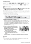 Page 77Advanced Shooting Š 77
Operating modes:
* Face detection and tracking are always activated in   and   modes.
POINTS TO CHECK
• Select a shooting mode other than the [ Night Scene], [ Low Light]  or [ Fireworks] Special Scene mode in   mode.
By default, face detection and tracking are activated so you can skip step 
1 in the following procedure. If the function was turned off, perform the fol-
lowing procedure starting from step 1.
1 Activate face detection and tracking.
2 Point the camcorder at a person....