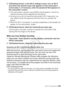 Page 121Wi-Fi Functions Š 121
2 iOS/Android device: In the Wi-Fi settings screen, turn on Wi-Fi and select the network name that appears on the camcorder’s 
screen (step 1). If necessary, enter the password that appears on 
the camcorder’s screen.
• The camcorder’s network name (SSID) should appear in the list of networks/access points detected by the device.
• As long as you do not reset the camcorder’s Wi-Fi password, you  only need to enter the password the first time you connect the 
device.
• When the Wi-Fi...