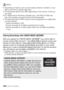 Page 128128 Š Wi-Fi Functions
NOTES
• Depending on factors such as the wireless network conditions, it can  take some time to upload video files.
• The procedure above may differ depending on the version of iOS you  are using.
• For details about the Movie Uploader app, visit PIXELA’s Web site. http://www.pixela.co.jp/oem/canon/e/movieuploader/
• The following types of MP4 scenes will be recognized as multiple files  on other devices.
- Scenes exceeding 4 GB.
- Scenes recorded at 35 Mbps exceeding 30 minutes.
-...