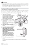 Page 2424 Š Preparations
IMPORTANT
• If you use an SDXC memory card with a computer OS that is not SDXC- compatible, you may be prompted to format the memory card. In such 
case,  cancel the operation to prevent data loss .
Inserting and Removing a Memory Card
To use a memory card for recording, turn off the camcorder and insert 
the memory card before performing the initial setup. After completing 
the initial setup, initialize the memory card ( A29).
1 Open the LCD panel. If this is the first time you turn on...