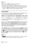 Page 3636 Š Preparations
NOTES
• You can touch [ X] to close the menu at any time.
• Menu items not available appear grayed out.
• For brevity’s sake, references to settings in the  0 (Home) menu will 
include only the icon of the menu, the tab of the desired submenu (for 
settings in the [ 1 Other Settings] menu) and the setting name. For 
example, "the  1 >  t  >  [LCD Brightness] setting".
Operating Modes
In this manual, the camcorder’s operating modes are indicated with a 
bar of icons. Icons are...