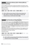 Page 5858 Š Advanced Shooting
B Selecting the Memory (Built-in Memory/Memory 
Card) for Recordings
You can select to record your movies and photos in the built-in mem-
ory or on a memory card. The default memory for recording both is the 
built-in memory. 
Operating modes:
B  Dual Recording and Relay Recording
When you record, you can use dual recording to simultaneously record 
one more movie (in MP4 format, at 4 Mbps video quality) in addition to 
the main scene being recorded. This additional MP4 movie is...