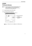 Page 9Basic Printing
7
Printing with Windows
1Create a document or open a file to print.
2Open Printer Properties dialog box.
(1)Select Print
PrintPrint Print from the application softwares File
FileFile File menu.
NoteNote that the names of features and functions listed in Print 
menus and dialog boxes may vary, depending on the 
software application you are using. The steps described in 
this section are for printing in Windows XP.
NoteIn Windows 2000, click the Main
MainMain Main tab in the Print
PrintPrint...