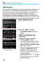 Page 1363 Fine Adjustment of AF’s Point of Focus N
136
You can make the adjustment for each lens and register the adjustment 
in the camera. You can register the adjustment for up to 40 lenses. 
When you autofocus with a lens whose adjustment is registered, the 
point of focus will always be shifted by the adjustment amount.
Set the adjustment manually by adjusting, shooting, and checking the 
result. Repeat this until the desired adjustment is made. If you use a zoom 
lens, make the adjustment for the...