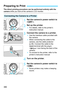 Page 380380
The direct printing procedure can be performed entirely with the camera while you look at the camera’s LCD monitor.
1Set the camera’s power switch to 
.
2Set up the printer.
For details, refer to the printer’s 
instruction manual.
3Connect the camera to a printer.
Use the interface cable provided with 
the camera.
 When connecting the cable to the 
camera, use the cable protector 
(p.36). Connect the cable to the 
digital terminal with the plug’s 
< > icon facing the back of the 
camera.
 To...