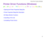 Page 19 
19 
Printer Driver Functions (Windows) 
Printer Driver Functions (Windows) 
¥Opening the Printer Properties Dialog Box
¥Printer Properties Dialog Box Description
¥BJ Status Monitor Functions
¥Cancelling a Print Job
¥Uninstalling Printer Drivers 