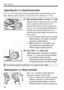 Page 32
Basic Operation
32
The  dial is mainly used for shooting-related settings and selecting LCD monitor 
items. When you want to use the  dial, set the  switch to  first.
(1)After pressing a button, turn the  dial.
When the camera is ready to shoot and you press a 
button, the buttons function remains on for 6 
seconds (
9). While the function remains active, 
turn the <
5> dial while looking at the LCD panel or 
viewfinder. When the function turns off or if you 
press the shutter button halfway, the camera...