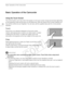 Page 26Basic Operation of the Camcorder
26
Basic Operation of the Camcorder
Using the Touch Screen
The control buttons and menu items that appear on the touch screen change dynamically depending 
on the operating mode and the task you are performing. With the intuitive touch screen interface you 
have all the controls at your fingertips. You can also use the supplied stylus pen for a more precise 
operation.
To u c h
Press firmly on an element displayed on the touch screen.
Used to start playing back a scene in...