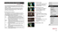 Page 127127
1 Choose an image.
 zChoose an image in single-image display.
 zThemes available in step 3 will vary 
depending on image shooting date and 
Face ID information.
2 Access the home screen.
 zPress the [] button, choose [], and 
then press the [] button ( = 28).
 z
After [Busy] is displayed, the home 
screen is displayed.
3 Preview an album.
 zChoose a person or [Date] or [Event] as 
the album theme, and then press the [] 
button.
 z After [Loading] is displayed for a few 
seconds, the album is played....