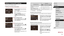 Page 157157
Configurable ItemsConnectionWeb 
Services
[Change Device Nickname] 
( =
 157)O O O O–
[View Settings] ( =
 136) –O– – –
[Erase Connection Info] ( =
 157)O O O O–
O : Configurable     –
 : Not configurable
Changing a Device Nickname
You can change the device nickname (display name) that is displayed on 
the camera.
 z Following step 4 in “Editing Connection 
Information” ( = 157), choose [Change 
Device Nickname] and press the [] 
button.
 z Select the input field and press the [] 
button. Use the...