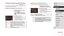 Page 5858
Changing the Screen Displayed after Shots
Change the way images are displayed after shots as follows.
1 Set [Display Time] to [2 sec.], 
[4 sec.], [8 sec.], or [Hold] ( = 58).
2 Configure the setting.
 zChoose [Display Info], and then choose 
the desired option ( = 31).
 z
To restore the original setting, repeat this 
process but choose [Off].
Off Displays only the image.
Detailed Displays shooting details ( =
 194).
 ●
When [Display Time] ( = 58) is set to [Off] or [Quick], [Display 
Info] is set to...