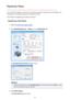 Page 301Registering a StampThis feature may be unavailable when certain printer drivers or operating environments are used.
You can create and register a new stamp. You can also change and re-register some of the settings of an
existing stamp. Unnecessary stamps can be deleted at any time.
The procedure for registering a new stamp is as follows:
Registering a New Stamp1.
Open the printer driver setup window
2.
Click  Stamp/Background...  (Stamp... ) on the Page Setup  tab
The Stamp/Background  (Stamp ) dialog...