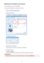 Page 318Setting the Print Quality Level (Custom)The print quality level can be set in the  Custom.
The procedure for setting the print quality level is as follows:1.
Open the printer driver setup window
2.
Select the print quality
On the  Main tab, select  Custom for Print Quality , and click Set....
The Custom  dialog box opens.
3.
Setting the print quality level
Drag the slider bar to select the print quality level and click  OK.
4.
Complete the setup
Click  OK on the  Main tab.
When you execute print, the...