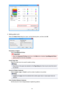 Page 3334.
Setting pattern print
When the  Pattern Print  dialog box opens, set the following items, and then click  OK.
Parameters to Adjust
Select  Cyan/Magenta/Yellow .
Important
