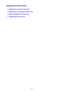 Page 401Updating the Printer Driver
Obtaining the Latest Printer Driver
Deleting the Unnecessary Printer Driver
Before Installing the Printer Driver
Installing the Printer Driver
401 