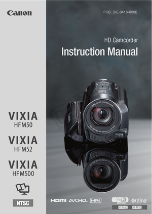 Page 1PUB. DIE-0416-000B
HD Camcorder
Instruction Manual
- ,
COPY  