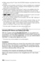 Page 162162 Š External Connections
• While using an Eye-Fi Card, the ACCESS indicator may flash from time to time.
• Wireless communication via the Eye-Fi card is available only in playback  mode. Any wireless transfer in progress will be stopped if you set the 
camcorder to recording mode. 
• Wireless communication via the Eye-Fi card is not available when the  optional WM-V1 Wireless Microphone is attached to the camcorder. 
Any wireless transfer in progress will be stopped the moment you attach 
the WM-V1 to...