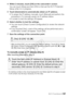 Page 167Wi-Fi Functions Š 167
4 Within 2 minutes, touch [OK] on the camcorder's screen.You can touch [Stop] and then [OK] to interrupt the Wi-Fi Protected 
Setup while it is in progress.
5 Touch [Automatic] to automatically obtain an IP address. • To assign the IP address manually, touch [Manual] and perform the procedure in  To manually assign an IP address  below.
• A screen to test the settings will appear.
6 Select whether to test the settings. • You can touch [Check Current Configuration] to review the...