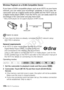 Page 178178 Š Wi-Fi Functions
Wireless Playback on a DLNA-Compatible Device
If you have a DLNA-compatible player, such as an HDTV, on your home 
network, you can watch your recordings* wirelessly. In such case, the 
camcorder acts as a digital media server (DMS) and the HDTV acts as 
a digital media player (DMP). From the HDTV, you can easily search for 
recordings in the camcorder and play them back.
* Many DLNA players do not support playback of MP4 movies.
POINTS TO CHECK
• If you have not done so already,...