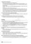 Page 204204 Š Additional Information
Cannot charge the battery pack.- Make sure the camcorder is off so charging can start.
- The temperature of the battery pack is outside its operating range (approximately 0 – 40 °C (32 – 104 °F)). Remove the battery pack, warm it or let it cool down, as necessary, and try 
charging it again.
- Charge the battery pack in temperatures between approximately 0 °C and 40 °C (32 °F and  104 °F).
- The battery pack is faulty. Replace the battery pack.
- The camcorder cannot...