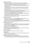 Page 219Additional Information Š 219
Cannot connect to FTP server- Make sure that the camcorder and FTP server have the same IP address configured.
- This message will appear if the encryption key is incorrect when the encryption method is set to [Open]. The encryption key is case sensitive so make sure to enter it correctly.
- The port number is usually 21 so make sure both the camcorder and FTP server are config- ured with this setting.
- If the Address setting in the FTP server is not configured, set the DNS...