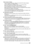 Page 221Additional Information Š 221
Unable to obtain an IP address- If you are not using a DHCP server, configure the camcorder’s Wi-Fi settings manually or obtain an IP address using the [Manual] setting.
- Turn on the DHCP server. If it is already on, make sure it is functioning properly.
- Make sure the address range for the DHCP server is sufficient.
- Turn on the DNS server. If it is already on, make sure it is functioning properly.
- Make sure that the DNS server’s IP address and the name for that address...