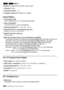 Page 238238 Š Additional Information 
-/,  Wi-Fi
• Standard: Complies with the IEEE 802.11b/g/n protocol
• Frequency: 2.4 GHz
• Supported channels: 1 - 11
• Encryption methods: WEP-64/WEP-128, TKIP/AES
Power/Others
• Power supply (rated) 3.6 V DC (battery pack), 5.3 V DC (compact power adapter)
• Power consumption
2.7 W (SP mode, AF on, LCD normal brightness)
• Operating temperature: 0 – 40 °C (32 – 104 °F)
• Dimensions [W x H x D] (excluding the grip belt)68 x 64 x 121 mm (2.7 x 2.5 x 4.8 in.)
• Weight...