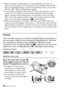 Page 5050 Š AUTO Mode
• When recording in bright places, it may be difficult to use the LCD screen. In such cases, you can adjust the LCD backlight with the  q 
>  [LCD Backlight] setting or adjust the brightness of the LCD screen 
with the  q >  [LCD Brightness] setting.
• Under certain conditions, the Smart AUTO icon that appears on the  screen may not match the actual scene. Especially when shooting 
against orange or blue backgrounds, the Sunset or one of the Blue 
Skies icons may appear and the colors may...