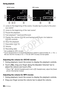 Page 5656 Š Video
During playback:
Adjusting the volume for AVCHD movies
1 During playback, touch the screen to display the playback controls.
2Touch [Ý], drag your finger along the [Speaker Volume]* bar to 
adjust the volume and touch [ K].
* When q  >  [AV/Headphones] is set to [ Ó Headphones], adjust the [Head-
phone Volume] bar instead.
Adjusting the volume for MP4 movies
1 During playback, touch the screen to display the playback controls.
2 Drag your finger across the volume bar to adjust the volume. !...