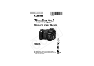 Page 1
ENGLISH
Camera User Guide
zPlease read the  Read This First section (page 5).
z Please also read the  Software Starter Guide  and the 
Direct Print User Guide .  