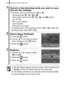 Page 112
Shooting Using the Mode Dial110
1Switch to the shooting mode you wish to save 
and set the settings.
• Functions which can be saved in   or  .- Shooting mode ( ,  ,  ,  )
- Items which can be set in  ,  ,   and   modes  (pp. 93–99)
- Rec. menu settings
- Zoom location
- Manual focus location
• To change some of the settings saved in   or   (other than 
shooting mode), select   or  .
2Select [Save Settings].
1. Press the   button.
2. Use the   or   button to select 
[Save Settings] in the   menu.
3....