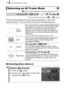 Page 118
Advanced Shooting Functions116
 See Functions Available in Each Shooting Mode  (p. 270).
* This will be fixed to [Center] in   and   modes.
The AF frame indicates the area of the composition on which the 
camera focuses. You can set the AF frame in the following ways.
„ Selecting [Face Detect]
Selecting an AF Frame Mode
Shooting Mode
Face 
Detect You can have the camera automatically detect 
the position of a face and use this data to set 
the focus and exposure* while shooting. In 
addition, the camera...