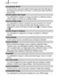 Page 224
List of Messages222
Incompatible WAVEA sound memo cannot be added to this image since the data type of 
the existing sound memo is incorr ect, or the sound memo cannot be 
played back.
Cannot register this image!
You attempted to register an image recorded in a different camera, 
a Raw image or a movie as a startup image.
Cannot modify imageYou attempted to resize or perform red eye correction on a movie, 
RAW image or an image recorded with another camera; or you 
attempted to resize an image recorded...