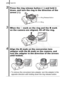 Page 240
Appendix238
2Press the ring release button (a) and hold it 
down, and turn the ring in the direction of the 
arrow ( b).
3When the  { mark on the ring and the  z mark 
on the camera are aligned, lift off the ring.
4Align the  z mark on the conversion lens 
adapter with the  z mark on the camera, and 
turn the adapter in the direction of the arrows 
until locked.
• To remove the conversion lens adapter, turn the adapter in the 
opposite direction with holding  down the ring release button.
Ring
Ring...