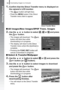 Page 34
Downloading Images to a Computer32
Getting Started
1.Confirm that the Direct Transfer menu is displayed on 
the camera’s LCD monitor.
• The   button will light blue.
• Press the MENU button if the Direct 
Transfer menu fails to appear.
„ All Images/New Images/DPOF Trans. Images
2.Use the   or   button to select  ,   or   and press 
the  button.
• The images will download. The   
button will blink blue while 
downloading is in progress.
• The display will return to the Direct  Transfer menu when the...