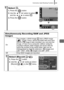 Page 83
Commonly Used Shooting Functions81
1Select .
1.Press the   button.
2. Use the   or   button to select   
and the   or   to select  .
3. Press the   button.
Simultaneously Recording RAW and JPEG 
Images
1Select [Record  + ].
1.Press the   button.
2. Use the   or   button to select 
[Record  + ] in the   menu.
On Two images, a RAW image   and a JPEG image 
(  (Large, Fine)), will be recorded with each shot. 
Since a   image is also recorded, you can print the 
image, or view it on a computer, without...