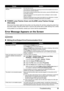 Page 5551
Troubleshooting
„ POWER Lamp Flashes Green and ALARM Lamp Flashes Orange 
Alternately
Disconnect the printer cable from the printer, turn the printer off, and then unplug the printer from 
the power supply. Plug the printer back in and turn  the printer back on after leaving it for a while.
If the problem is not resolved, cont act your Canon Service representative.
Error Message Appears on the Screen
„Writing Error/Output E rror/Communication Error
Sixteen Flashes: Ink level cannot be 
detected. Ink...