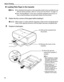 Page 12Basic Printing
8
„Loading Plain Paper in the Cassette
zFor detailed information on the specialty media Canon provides for use 
with its various printers, refer to “U
Using Specialty Media”on page 13.
zSee “Printing Media” in the 
User’s Guide for detailed instructions on 
how to load envelopes and specialty media into the printer.
1Flatten the four corners of the paper before loading it.
When paper is curled, hold the opposing curled corners and gently bend 
them in the opposite direction until the paper...