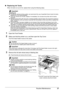 Page 3127
Routine Maintenance
„ Replacing Ink Tanks
When ink tanks run out of ink, replace them using the following steps.
1Open the Front Feeder.
2Make sure that the printer is on, and then open the Top Cover. 
The Print Head Holder moves to the center.
3Remove the ink tank whose lamp is flashing fast.
(1) Push the tab and remove the ink tank.
Important
Handling Ink
zTo maintain optimal printing quality, we recommend the use of specified Canon brand ink tanks.
Refilling ink is not recommended.
z Once you...