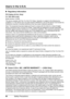 Page 8480Safety Precautions
Users in the U.S.A. 
„Regulatory Information
FCC Notice (U.S.A. Only)
For 120V, 60Hz model
Model Number: K10280
This device complies with Part 15 of the FCC Ru les. Operation is subject to the following two 
conditions: (1) This device may not cause harmful in terference, and (2) this device must accept any 
interference received, including interf erence that may cause undesired operation.
Note: This equipment has been tested and found to comply with the limits for a Class B digital...