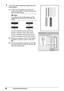 Page 5450Routine Maintenance
7Look at the third printout and adjust the print 
head position.
(1)Check the printed patterns and select the 
number of the pattern in column P that has the 
least noticeable streaks.
(A) Less noticeable vertical white streaks
(B) More noticeable vertical white streaks
(C) Less noticeable horizontal white streaks
(D) More noticeable horizontal white streaks
(2) Repeat the procedure until you finish inputting 
the pattern number for column V, then click 
OK.
(3) Confirm the...