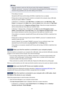 Page 667Note•
When the machine is used over LAN, the port name of the machine is displayed as"CNBJNP_xxxxxxxxxx". "xxxxxxxxxx" is the character string generated from the MAC address or a
character string specified by the user when setting up the machine.
•
If the setting is incorrect:
Reinstall the MP Drivers with the Setup CD-ROM or install them from our website.
•
Printing does not start even though the machine is connected to the computer using a USB cable and the port named "USBnnn"...