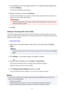 Page 5772.In the notification area on the desktop, right-click  (IJ Network Scanner Selector EX),
then select  Settings....
The Scan-from-PC Settings screen appears.3.
Select your scanner or printer from  Scanners.
Normally, the MAC address of your scanner or printer is already selected after the network setup. In
that case, you do not need to select it again.
Important
•
If multiple scanners exist on the network, multiple model names appear. In that case, you can
select one scanner per model.
4.
Click  OK....