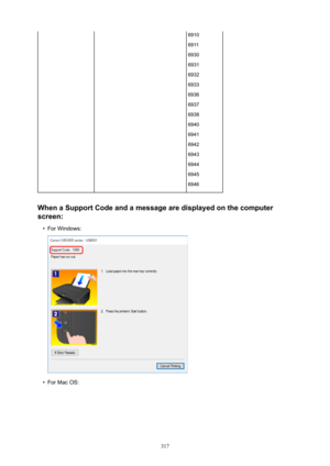 Page 3176910
6911
6930
6931
6932
6933
6936
6937
6938
6940
6941
6942
6943
6944
6945
6946
WhenaSupportCodeandamessagearedisplayedonthecomputer screen:
