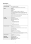 Page 117SpecificationsGeneralSpecificationsPrintingresolution(dpi)4800*(horizontal)x600(vertical)
*Inkdropletscanbeplacedwithapitchof1/4800inchatminimum.InterfaceUSBPort:
Hi-SpeedUSB*1
LANPort:
WirelessLAN:IEEE802.11n/IEEE802.11g/IEEE802.11b*2
*1AcomputerthatcomplieswithHi-SpeedUSBstandardisrequired.Since theHi-SpeedUSBinterfaceisfullyupwardlycompatiblewithUSB1.1,itcan
beusedatUSB1.1....