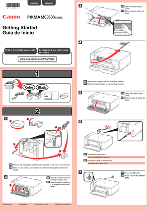 Canon printer PIXMA MG3520 User Manual