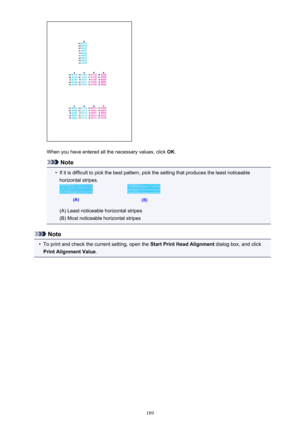 Page 189When you have entered all the necessary values, click OK.
Note
