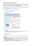 Page 347Setting a Page Size and OrientationThe paper size and orientation are essentially determined by the application software. When the page size
and orientation set for  Page Size and Orientation  on the Page Setup  tab are same as those set with the
application software, you do not need to select them on the  Page Setup tab.
When you are not able to specify them with the application software, the procedure for selecting a page size
and orientation is as follows:
You can also set page size and orientation on...