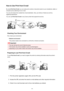 Page 110How to Use Print from E-mailBy using  Print from E-mail , you can easily print a photo or document saved on your smartphone, tablet, or
computer just by attaching it to an e-mail.
You can print simply from outside like a travel destination. Also, your family or friends can print by
registering beforehand.
You can use  Print from E-mail  on any Canon printer that supports the service.
Checking Your Environment
First, check your environment.
•
Network environment
This product needs to be connected to a LAN...